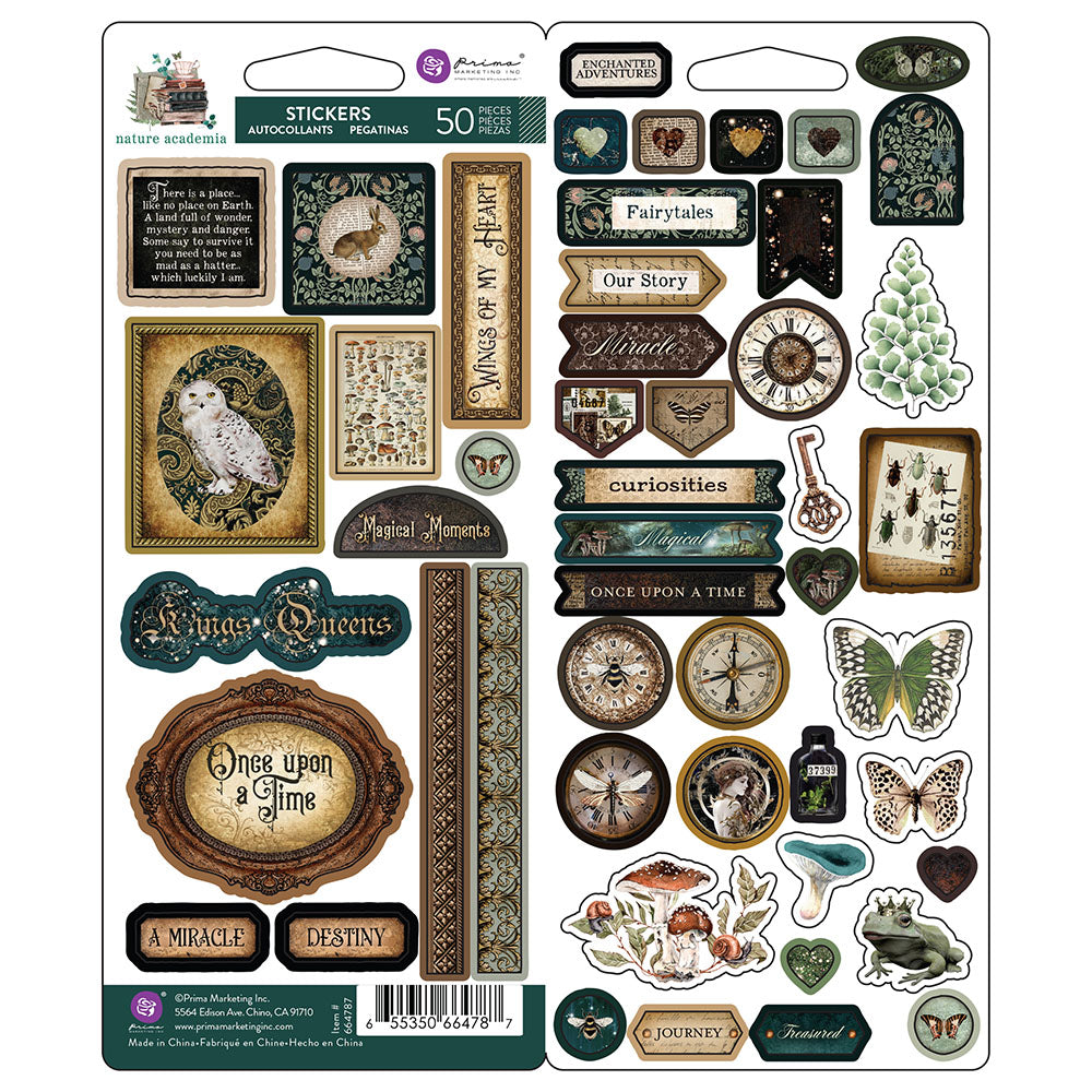 013544D1-8D8A-4011-83C2-9B741950D5EF Prima Nature Academia STICKERS 50pc - Image 1