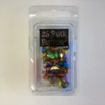 Creative Impressions TROPICAL GLIMMER ROUND FASTENERS Brads 25pc