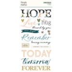 Simple Stories REMEMBER Foam Stickers 51pc