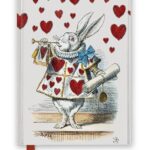 Hardcover Alice in Wonderland WHITE RABBIT LINED JOURNAL A5