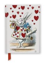 Hardcover Alice in Wonderland WHITE RABBIT LINED JOURNAL A5