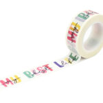 Echo Park MY BEST LIFE WORDS Washi Tape 30 Feet