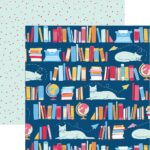 Paper House MY FAVORITE THINGS 12"X12" Books Scrapbook Paper