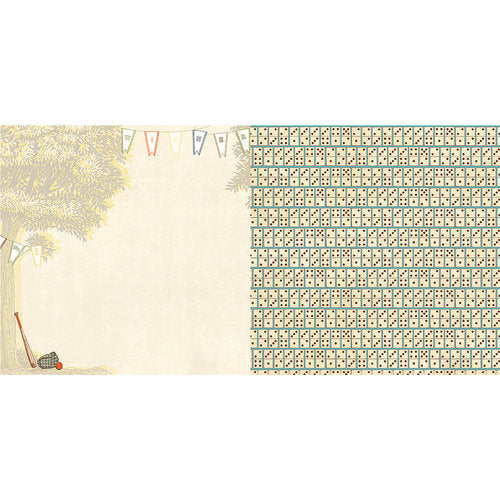 06720EDB-B4C2-4284-9FEC-0E0669AAE075 Webster’s Pages Game On LET’S PLAY 12x12 Scrapbook Paper - Image 1