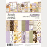 Simple Stories SIMPLE VINTAGE LAVENDER FIELDS 6”X8” Paper Pad