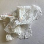 Scrapbooksrus Vintage WHITE EYE MASK LACE Ribbon Trim 2.75”X1yd