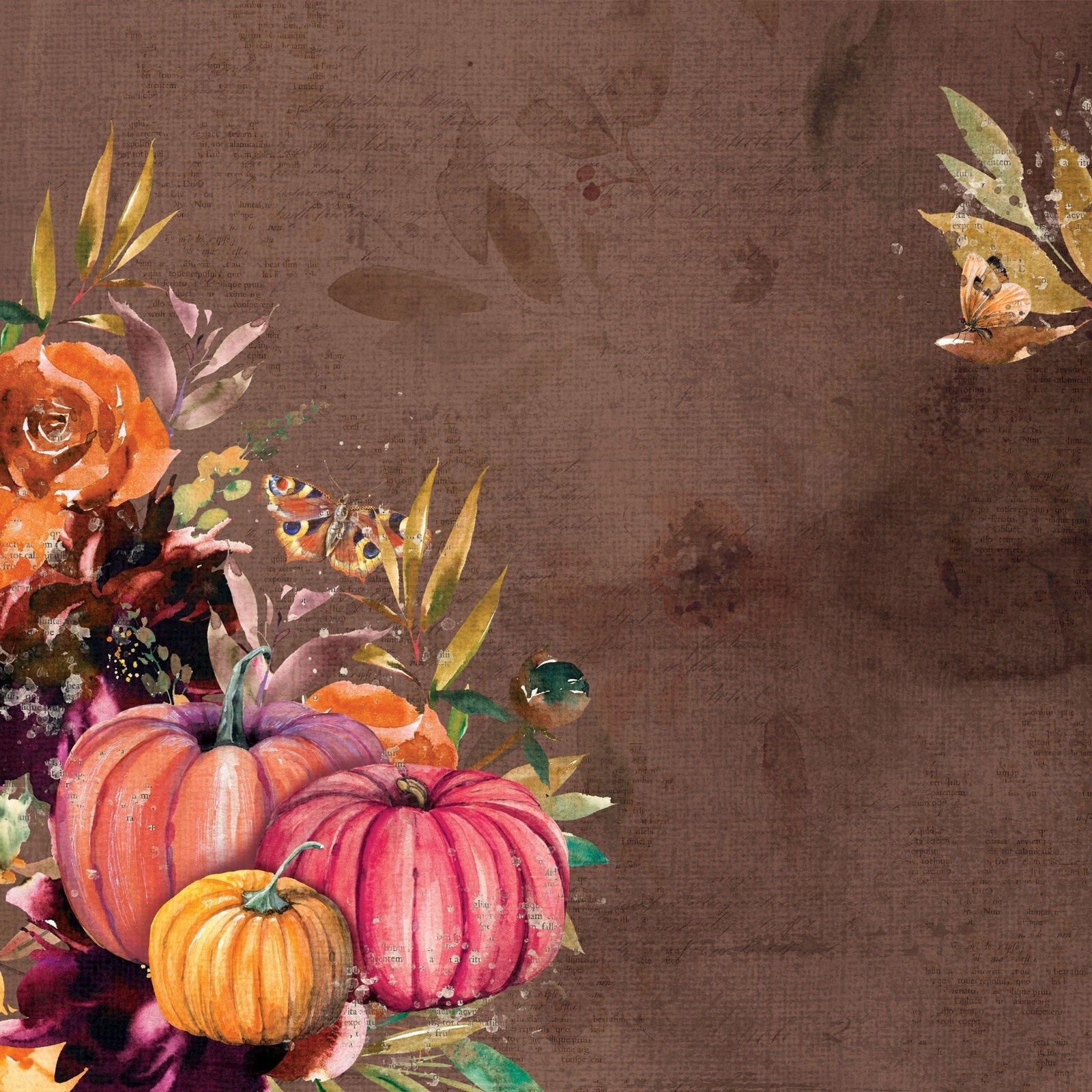 0773C0DC-DC9A-44FE-9101-CF105C88142E_f8f713cd-eb8e-480f-843e-ec6eab516dd6 49 and Market ARTOPTIONS SPICE RUSSET 12x12 Scrapbook Paper - Image 1