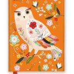 Hardcover Bee Brown FOLK OWL LINED JOURNAL A5