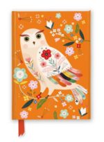 Hardcover Bee Brown FOLK OWL LINED JOURNAL A5