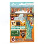 Paper House NEW YORK CITY Dimensional Sticker 24pc