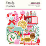 Simple Stories HARD CANDY CHRISTMAS Sweets Bits 84pc