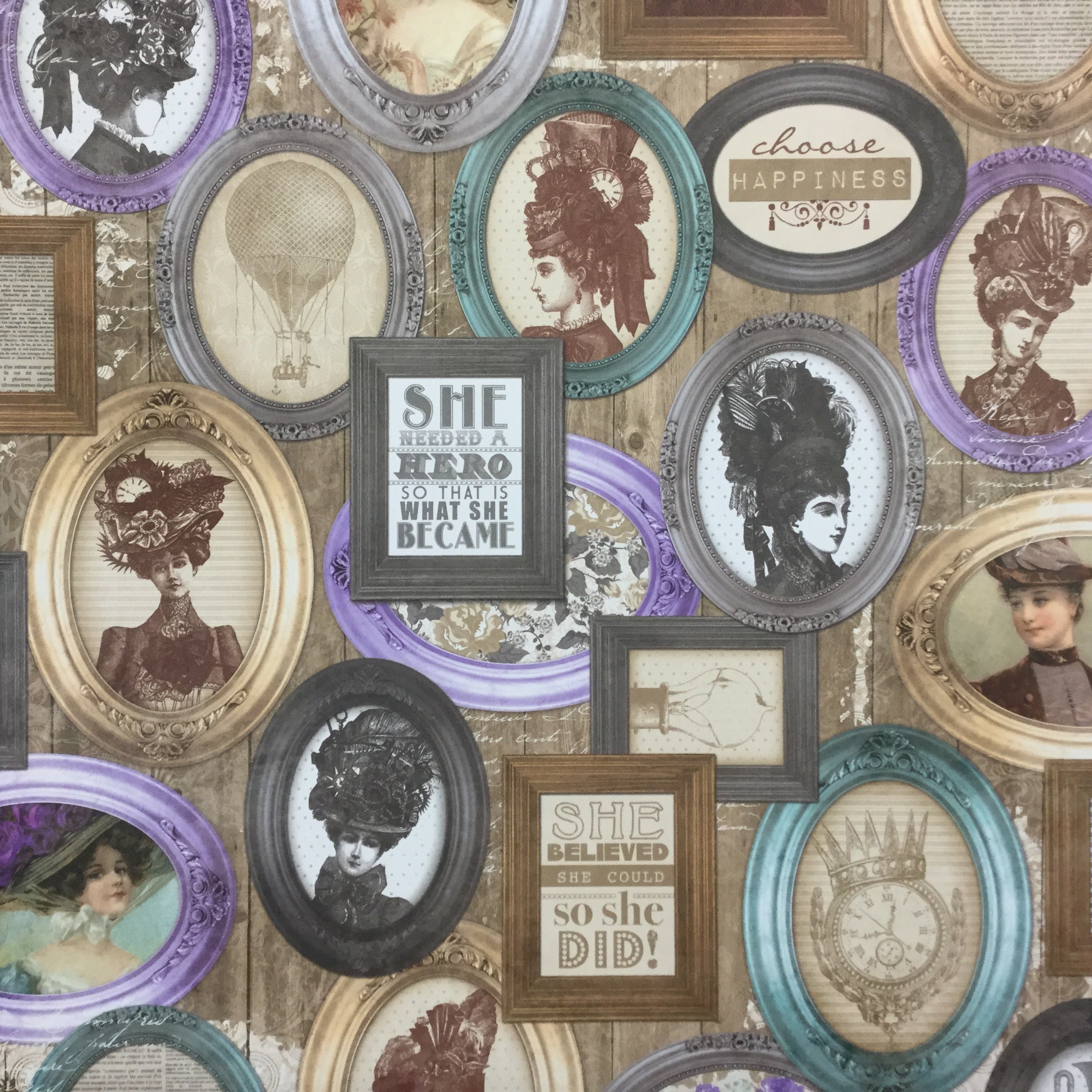 0B40FFE5-B513-4645-A8A2-AE93FE71DEFD Bo Bunny Penny Emporium GALLERY 12"X12" Cardstock Paper - Image 1