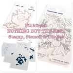 Pinkfresh Studio NOTHING BUT THE BEST Clear Stamp Stencel & Die Set 13pc