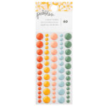 Pebbles SUNNY BLOOMS Enamel Stickers 60pc