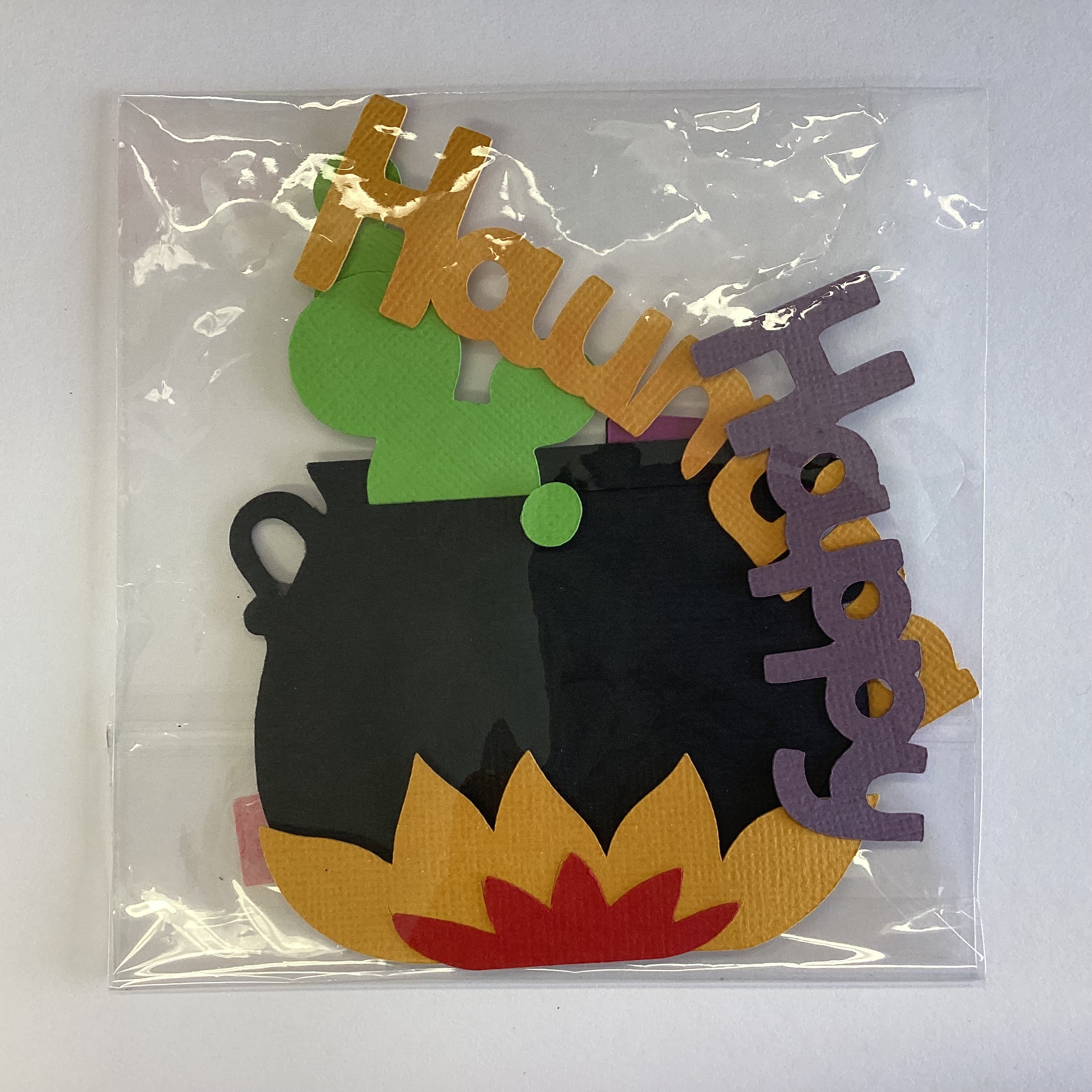 0F578233-DE13-4458-A818-1CAAE93A48D1 HAPPY HAUNTING WITCH Halloween Diecuts - Image 1