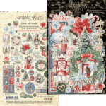 Graphic 45 DECK THE HALLS Ephemera Assortment 70pc