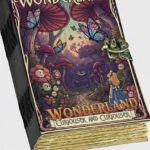 Soft Leather Journal Alice in Wonderland CURIOUSER Blank A7