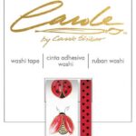 Paper House Carole Shiber LADYBUG Washi Tape