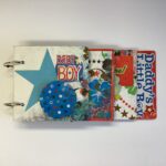Premade BABY BOY Mini Chipboard Album