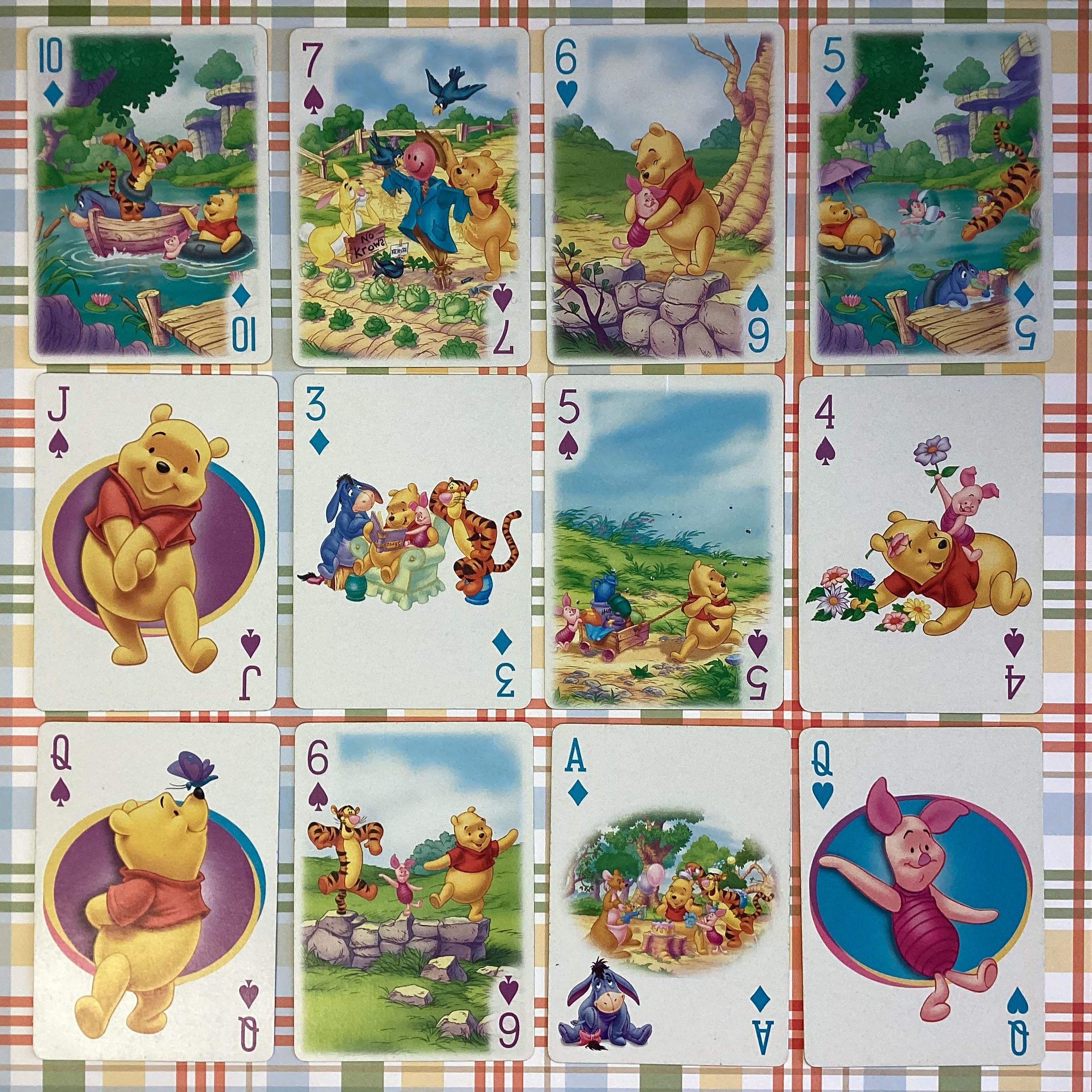 1082D6AD-B74C-429C-8EA8-859F836B2A45 Playing Cards WINNIE THE POOH Embellishment - Image 1