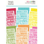 Simple Stories ColorVibe BRIGHTS Alpha Sticker Book