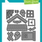 Lawn Cuts BUILD A HOUSE HALLOWEEN ADD-ON Custom Craft Dies 12pc
