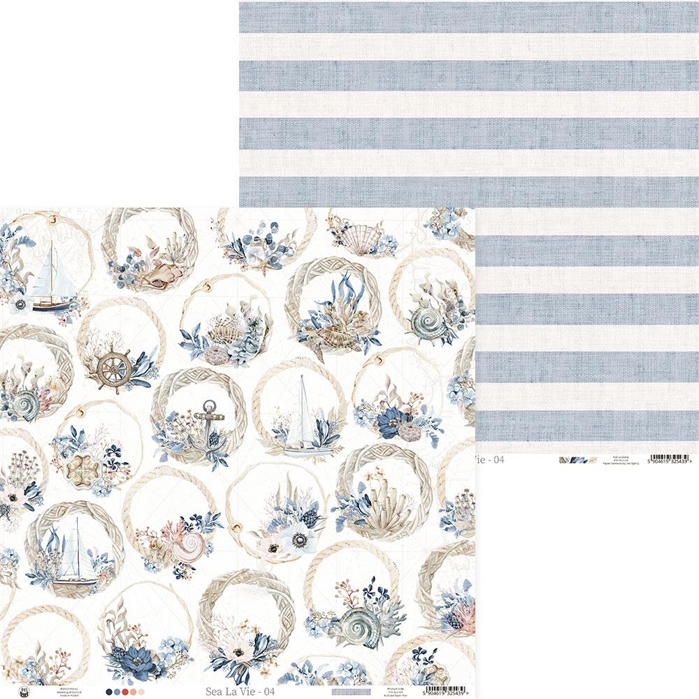 149CAD6D-D895-4B6E-AAB0-85C2DA2A0EDA P13 SEA LA VIE 04 12"X12" Scrapbook Paper - Image 1