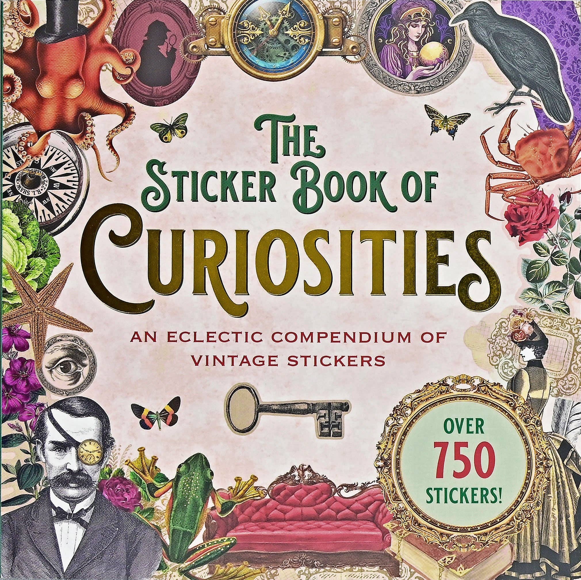 156c906d03623cc4668343e155ab4a463dcdadc93c081d0e247e5f3cb77ea4b3 Peter Pauper The Sticker Book of CURIOSITIES - Image 1