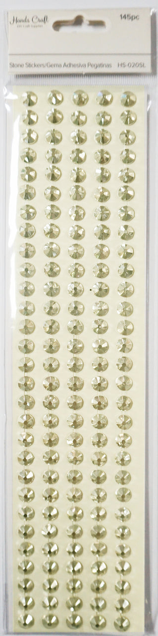 16AD4FD9-0F55-402C-B447-58745348E9BC Hands Craft Stone Sticker Gems GOLD 145pc - Image 1