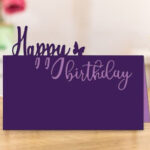 Gemini Expressions HAPPY BIRTHDAY Metal Die Set 1pc