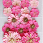 Little Birdie RENAE PRECIOUS PINK Handmade Flowers 27pc