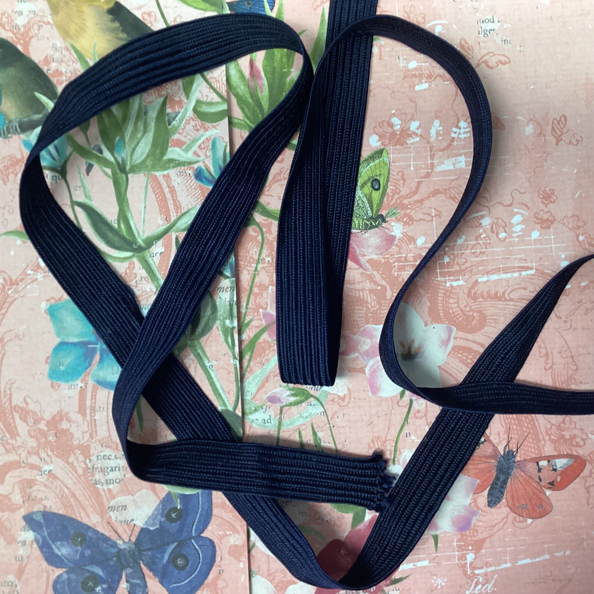 1AA2F139-0451-4979-A7AA-D1A42CA00530 Scrapbooksrus Vintage Lace BLUE BAND Ribbon Trim 5/8”X3ft - Image 1