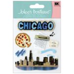 EK Success Jolee’s Boutique CHICAGO Stickers 11pc
