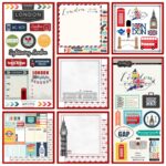 Scrapbooksrus LONDON BIG 12”X12” Scrapbook Kit