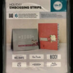 We R HOLIDAY EMBOSSING STRIPS 6 Folders