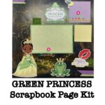 Scrapbooksrus GREEN PRINCESS PAGE KIT Like Tiana Princess And The Frog