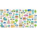 Bella Blvd LOVE GROWS HERE Ephemera Icons 79pc