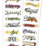 Paper House Planner Stickers CREATIVE JOURNALING MONTHLY