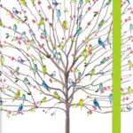 Peter Pauper TREE OF BUDGIES Journal Notebook