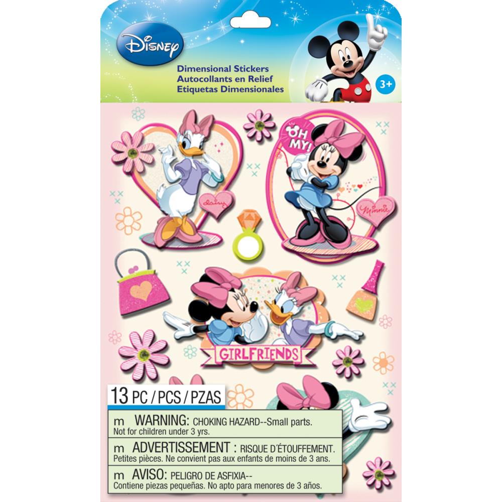 2198087D-A5AF-43F5-A079-2C8C94BFB502 Ek Success Disney Mickey Family GIRLS 3D Stickers - Image 1