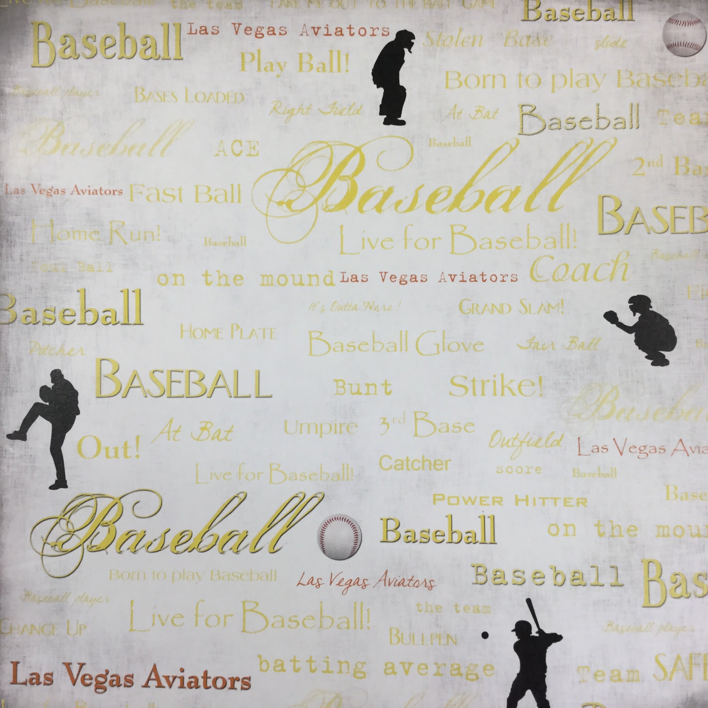 23FACC11-3400-4EE1-9DD7-248E03380D01 Baseball Scrapbook Customs LAS VEGAS AVIATORS 12X12 Sports Sheet - Image 1
