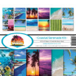 Reminisce COASTAL SERENADE KIT 12"X12" Scrapbook Kit 12pc