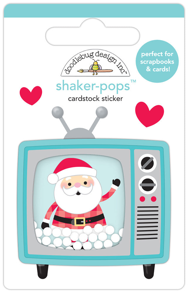 2717E8BC-5966-4687-A3F5-FC5109C13268 Doodlebug Shaker-Pops SANTAVISION 3D Stickers - Image 1