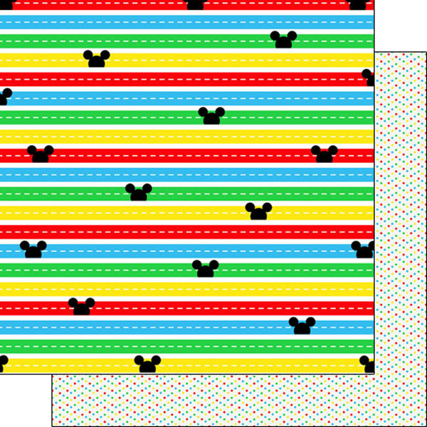 2C3C63C4-AE62-4F1D-A536-4D9DC6F3C89D MAGICAL STRIPE DS 12"X12" Scrapbook Paper - Image 1