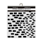 Stamperia Silent Sea BRICKS Mix Media Stencil