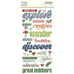 Simple Stories SIMPLE VINTAGE WOODLANDS Foam Stickers 52pc