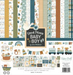 Echo Park SPECIAL DELIVERY BABY BOY 12"X12" Scrapbook Collection Kit