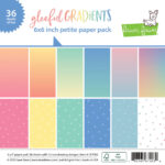 Lawn Fawn GLEEFUL GRADIENTS 6"X6" Petite Paper Pack 36pc