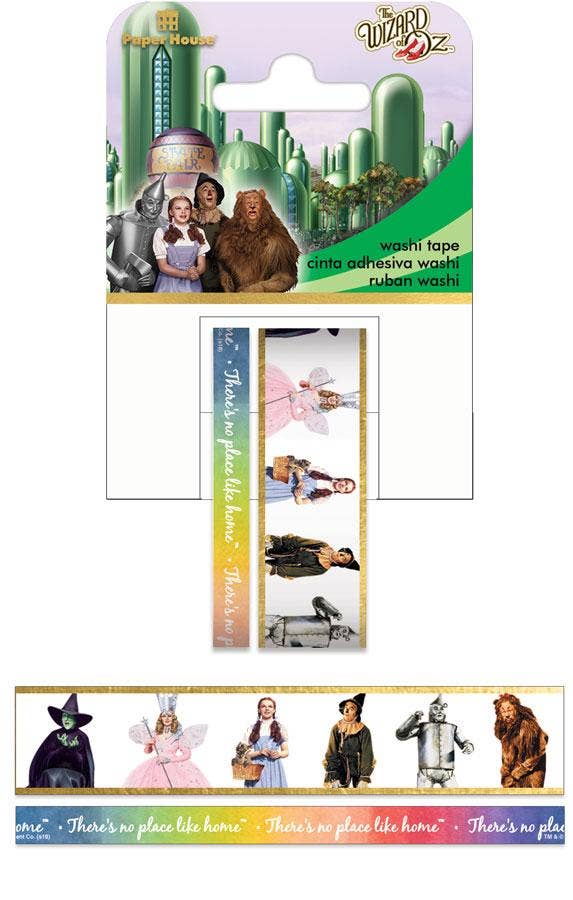 2c218fee0590e9557e82fb67c21b97f115a3feb18353f44387dda4d19c45c221 Paper House Wizard of Oz CHARACTERS Washi Tape - Image 1