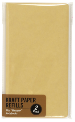 Peter Pauper VOYAGER REFILL KRAFT Journal Notebook Blank Paper